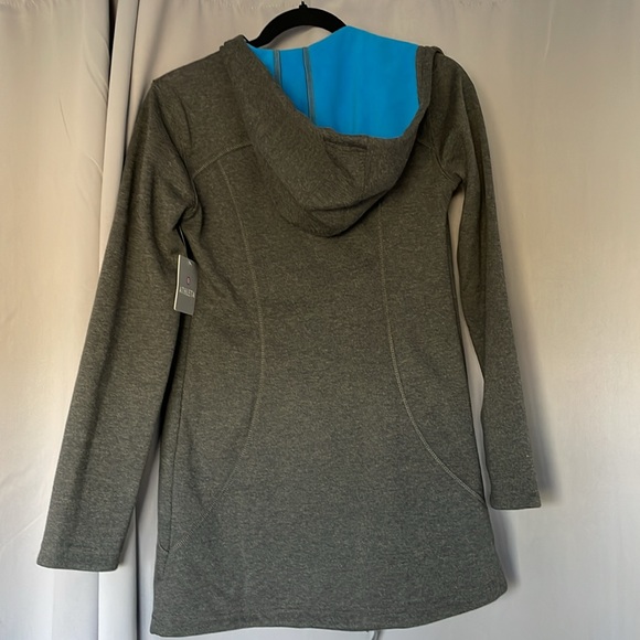 Athleta Swara fleece long jacket with hoodie. new with tags. - Picture 4 of 4